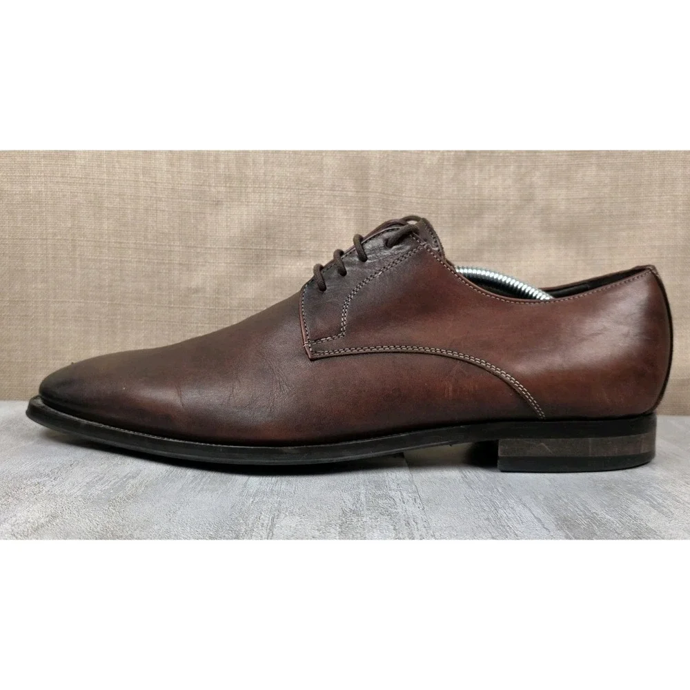 To Boot New York Adam Derrick Men's Size 11 Brown Leather Derby‎ Dress Shoes